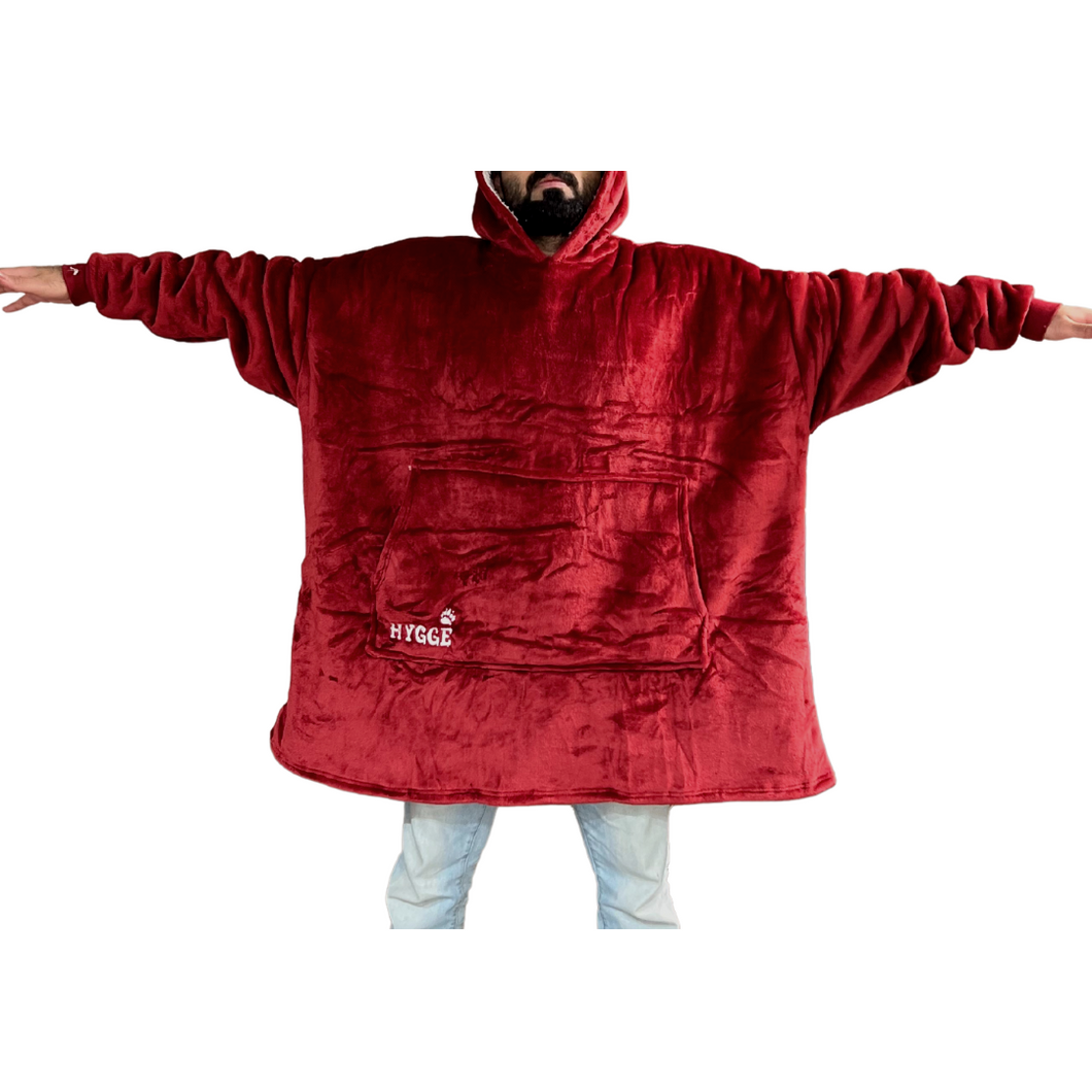 Hoodie Blanket - Red