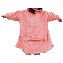 Load image into Gallery viewer, Hoodie Blanket - Pink
