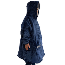 Load image into Gallery viewer, Hoodie Blanket - Navy Blue
