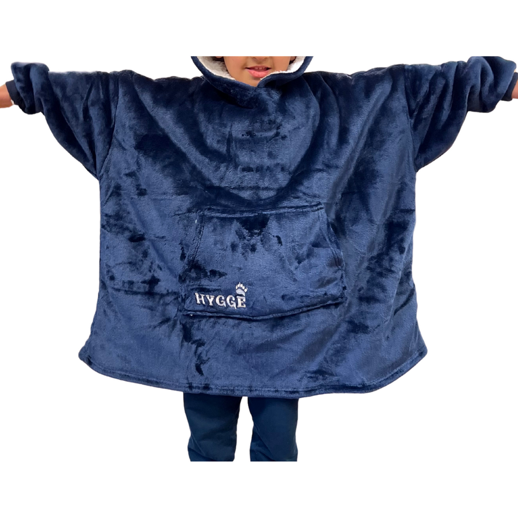 Hoodie Blanket - Navy Blue